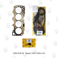 Gasket Kit Nissan YD25 140Kw Gr3 (H/G/ H/S/ H/B) Gasket Kit Nissan YD25 140Kw Gr3 (H/G/ H/S/ H/B)